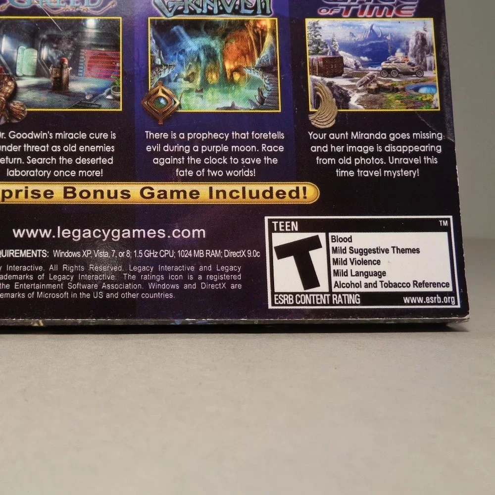 MOONLIGHT MYSTERIES 6 / Hidden Object Games / 5 Pack New PC DVD-ROM Video Game